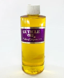 Vintage Nagelhaut Öl Glas Botte von Fields of California 4 Unzen voll (bitte lesen) - Bild 1 von 5