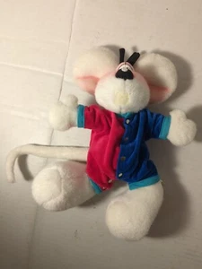 Vintage Diddl Baby Mouse Thomas Goletz Plush Stuffed Animal Missing pacifier HTF - Picture 1 of 8