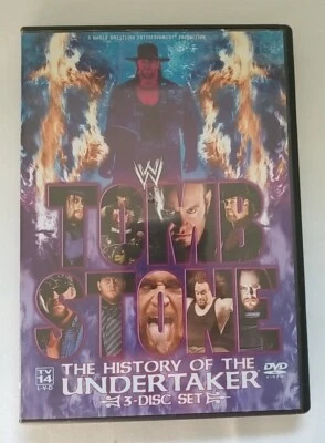 WWE Tombstone: The History of the Undertaker (3-DVD Set, 2005, Region 1) WWF  - Image 1 of 2