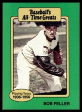 1987 Hygrade All-Time Greats Bob Feller Cleveland Indians #NNO