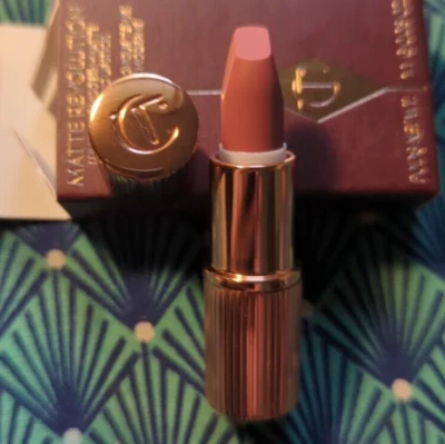 Charlotte Tilbury Matte Revolution PILLOW TALK Matte Lipstick TRAVEL SIZE .03 oz - Image 1 of 4