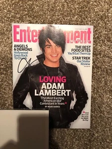 Adam Lambert Signed Magazine Auto COA - Picture 1 of 2