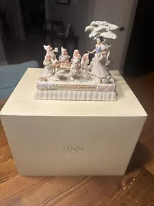 Lenox Disney "Auf der Parade mit Schneewittchen" mit Box Schneewittchen 7 Zwerge SCHÖN - Bild 1 von 18