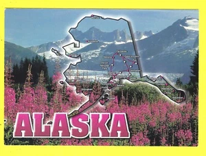 KARTE von ALASKA POSTKARTE! - Bild 1 von 2