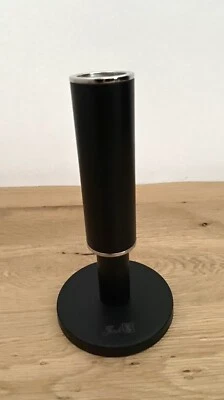 Fink Edler Kerzenleuchter RITMO NEU Schwarz  Pulverbeschichtet Vernickelt 18 cm - Bild 1 von 3