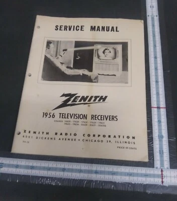1956 Zenith Television Receivers Service Manual - Image 1 of 4