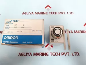 Omron ATSS Timer 10S,5A 125VAC,3A 250VAC On Delay Off Delay Contact - Picture 1 of 7