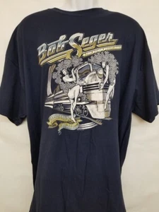 BOB SEGER SILVER BULLET - ORIGINAL 2017 TOUR UNWORN CONCERT TOUR 2XL T-SHIRT - Picture 1 of 2