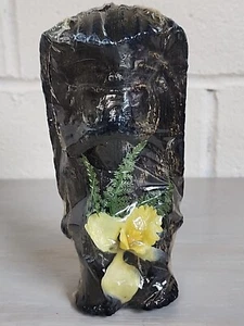Hawaiian God Holdind Flower ALOHA CANDLE COMPANY Hawaii Sandalwood 7" Sealed - Picture 1 of 10