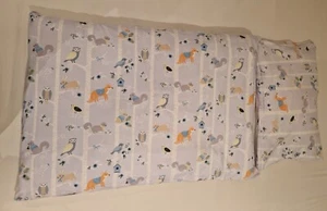Kinder Bettwäsche 100x135 cm Junge wie neu - Waldtiere - Bild 1 von 5