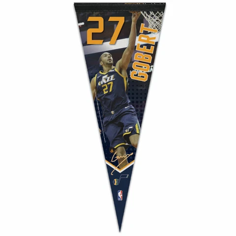 RUDY GOBERT UTAH JAZZ PREMIUM QUALITY PENNANT 12"X30" BANNER Cover