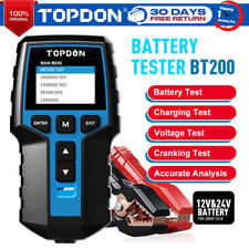 TOPDON BT200 Tester baterii 12V Samochód Urządzenie diagnostyczne Cyfrowe urządzenie testujące akumulator Tester