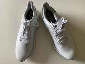 NUEVO FootJoy 56916 Pro/SLX Hombres 12 Zapatos de Golf Extra Anchos BLANCOS SIN CAJA $170 - Imagen 1 de 10