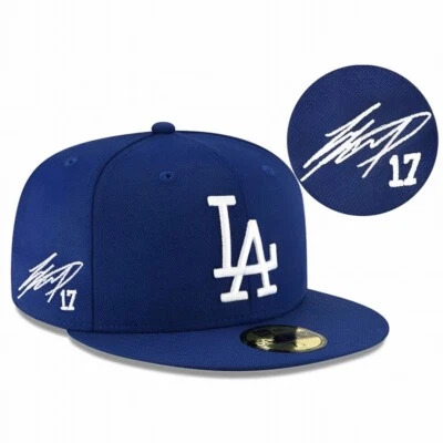 MLB Shohei Ohtani Dodgers Gorra Autógrafo Bordado Cooperstown Lana 59FIFTY!!! Foto 1 de 4