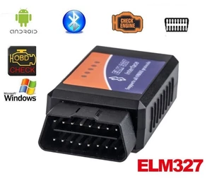 ELM327 Bluetooth OBD2 OBDII V2.1 Car Diagnostic Scanner Code Reader For Android - Picture 1 of 8