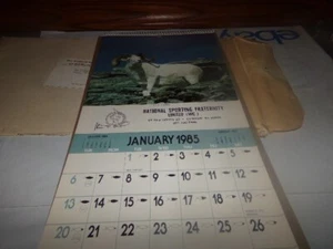Calendario de Fraternidad Deportiva Nacional de Colección Dall Sheep Mallard Blue Gill 1985 - Imagen 1 de 10