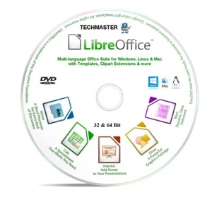 Libre Office Suite 2025 Latest Word Processor Database Excel compatible USB DVD - Picture 1 of 15