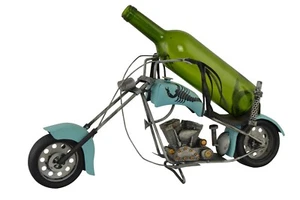 Custom Stretched Metal Chopper Bottle Holder - Picture 1 of 5