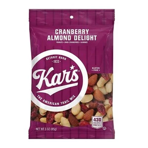 Kar’s Nuts Cranberry Almond Delight Trail Mix 3 oz Individual Snack Packs - B... - Picture 1 of 8