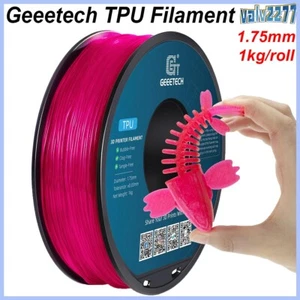 Geeetech TPU Filament 1.75mm 1kg Transparent Rosa Elastizität für 3D Printer DE - Afbeelding 1 van 10