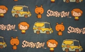 Scooby Doo Niños Divertido Tela 11 por 9 Pulgadas Azul Nuevo - Imagen 1 de 2