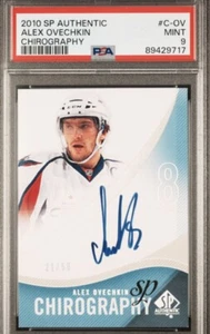 2010 SP Authentic ALEX OVECHKIN Chirography Auto /50 Capitals PSA 9 None Higher! - Picture 1 of 3