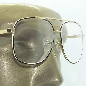 True Half Bifokal Pilotenbrille große Gläser klassische Lesebrille +2,50 schwarzes Gestell - Bild 1 von 4