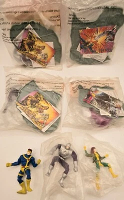 1995 Hardee's Marvel X-Men Juegos con Tarjetas + Estatuillas Extra Selladas Foto 1 de 4