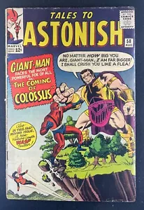 Tales to Astonish (1959) #58 VG+ (4.5) Captain America and Magician App Wasp - Picture 1 of 2