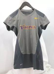 Minnesota Viking Nike Dri-Fit Jersey Large Gray Purple NFL Football - Imagen 1 de 3
