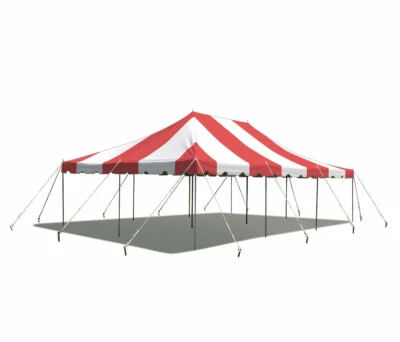 Weekender Pole Tent 20x30 Red Canopy Event Wedding Party Backyard Gazebo - Image 1 of 4