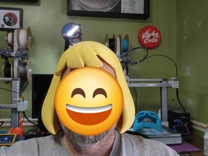 He-man hair, Prince Adam hair 3d Printed Wearable or Display - Picture 1 of 5