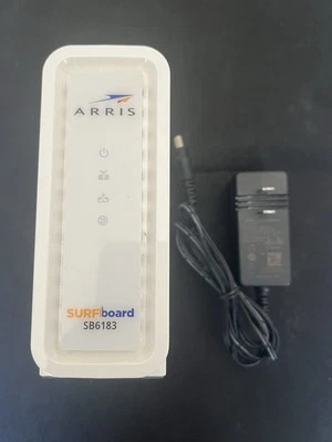 ARRIS SURFboard SB6183 DOCSIS 3.0 Cable Modem - White - Image 1 of 3