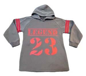 Sudadera con Capucha Canopy Pullover Niños Pequeños Talla 8 Gris Y Rojo Manga Larga - Imagen 1 de 9