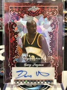 Serie Leaf Signature 2025 Gary Payton autógrafo 1/1 #BA-GP1 Seattle HOFer TZ - Imagen 1 de 2