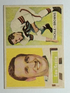 1957 Topps #28 Lou Groza (sehr guter Zustand) - Bild 1 von 2