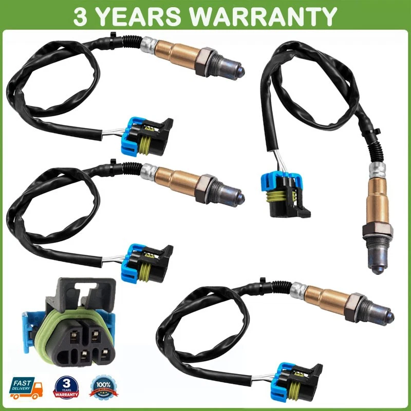 Sensor de oxígeno O2 superior+inferior 4 piezas para Buick Enclave GMC Acadia 2009-2011 3,6 L V6 Foto 1 de 4