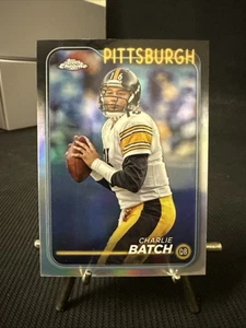 2024 Topps Chrome Football - Charlie Batch (Pittsburg Steelers) Refractor #168 - Picture 1 of 2