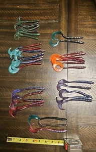 35 Vintage Original Bobby Ditto Baby Aale weiche Gummiwürmer - Auslauffarben - Bild 1 von 16