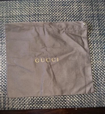 Auténtica bolsa antipolvo Gucci - Bolsa de algodón marrón de lujo para zapatos, bolsos y más  Foto 1 de 3