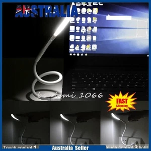 Ultra Bright USB 14 LED Light Flexible Touch Lamp for Keyboard Reading PC Laptop - Picture 1 of 9