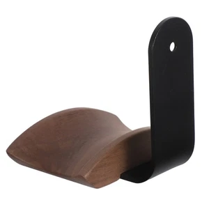 Headset Stand: Wood Headphone Wall Hanger - Space-Saving Headset Stand For - Picture 1 of 17