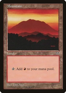 Magic The Gathering MTG MOUNTAIN (RED) Mirage NM Near Mint - Picture 1 of 1