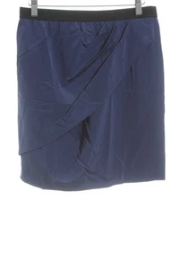 DKNY Minifalda Mujeres Falda Talla EU 36 azul oscuro-negro look efecto mojado - Imagen 1 de 5