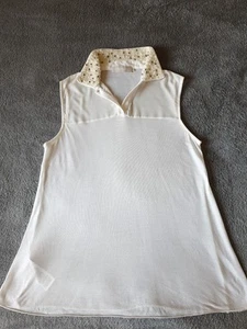 Damen T-Shirt Tunika in Gr.S (Maße beachten) Farbe Weiß von Stefanel - Bild 1 von 7