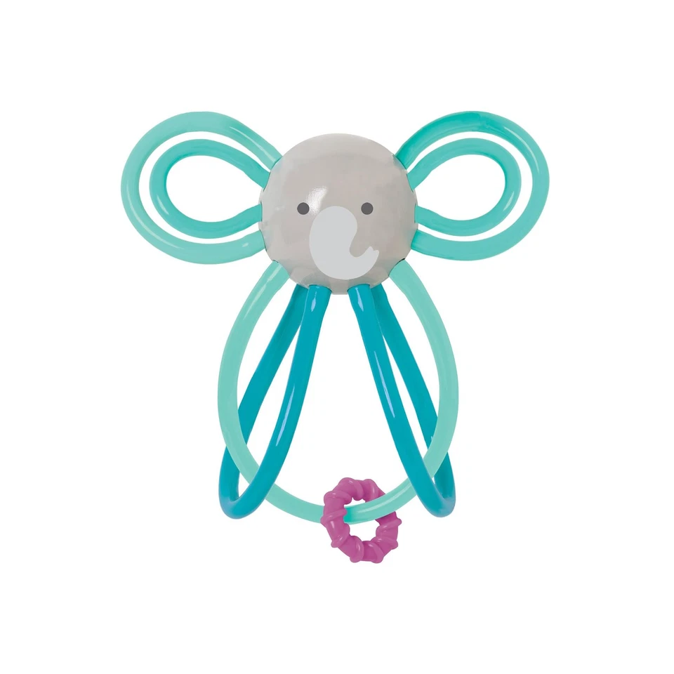 Manhattan Toy Winkel  Elephant Rattle & Sensory Teether, 5"H, Elephant - Image 1 of 1