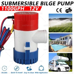 1100GPH Submersible Bilge Water Pump 12V Camp Fishing Boat Caravan Pool - Picture 1 of 12