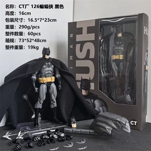 In Stock CT Toys MAFEX No.126 Hush Batman Black Ver. Action Figure New Boxed - Picture 1 of 20