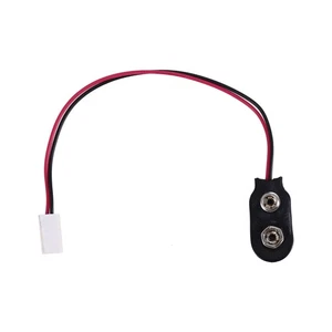 2X( Miniature 9V Battery Connector w/ Wire and Single Receptacle LA005 S5R7) - Imagen 1 de 7