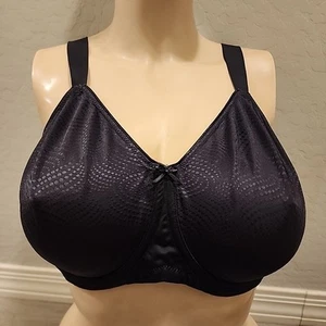 Triuph Minimizer Bra 40DD Black Underwire Unlined  - Picture 1 of 4